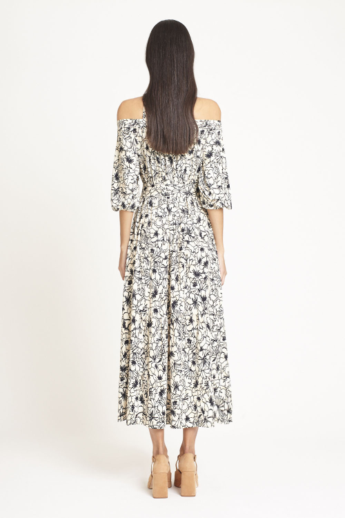 Fit — Vestido Jersey Est Encanto Ombro A Ombro