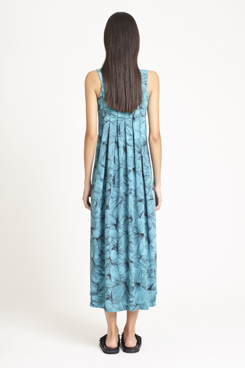 Fit — Vestido Jersey Estampa Campo Florido Tressê