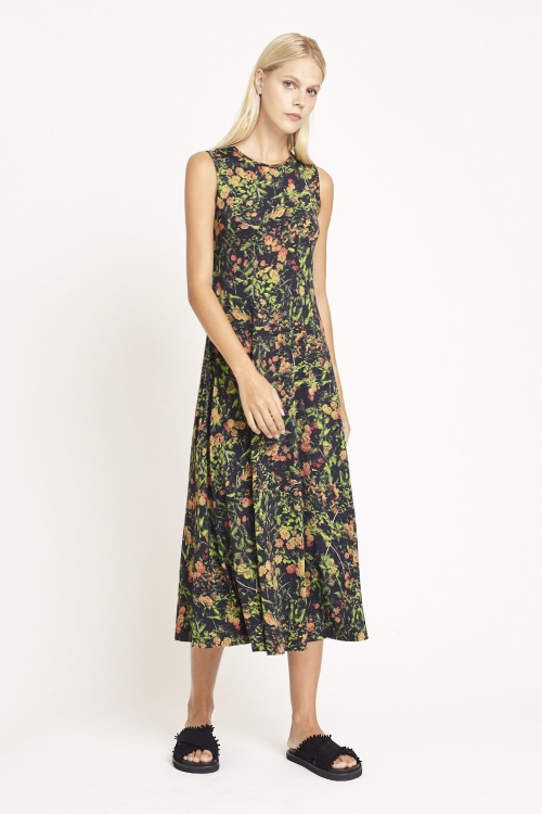 Fit — Vestido Jersey Estampa Bosque