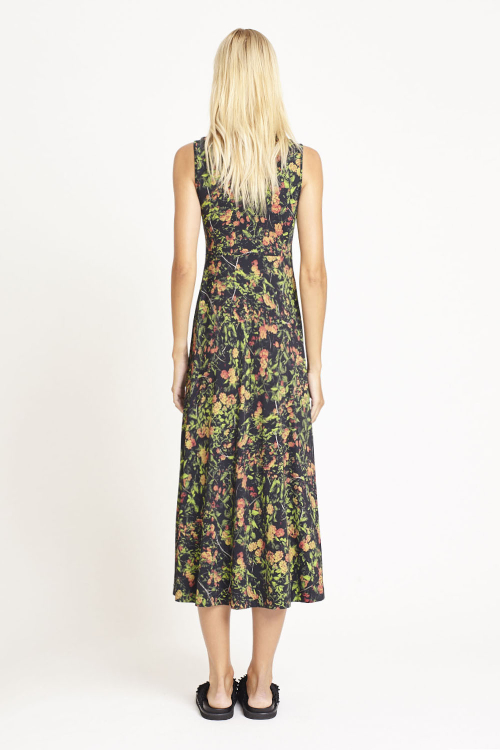 Fit — Vestido Jersey Estampa Bosque