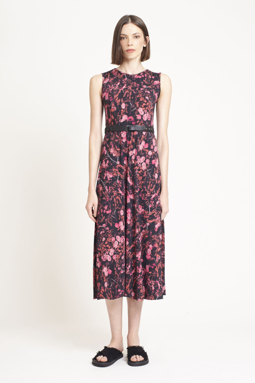Fit — Vestido Jersey Estampa Bosque