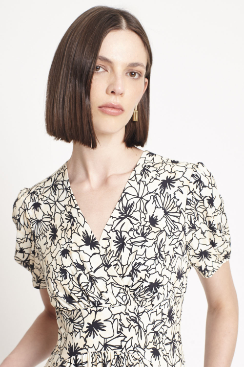 Fit — Vestido Jersey Estampa Encanto Midi