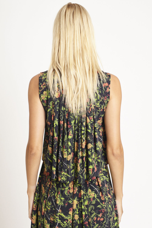 Fit — Vestido Jersey Estampa Bosque Curto