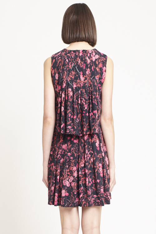 Fit — Vestido Jersey Estampa Bosque Curto