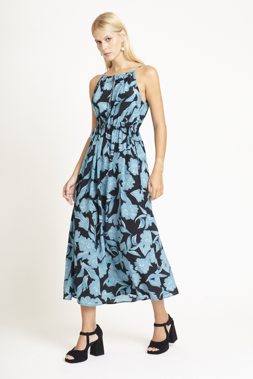Fit — Vestido Seda Piquenique