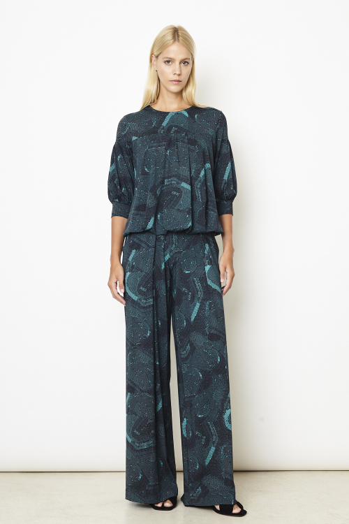 Fit — Calça Jersey Estampa Canutilhos Pantalona