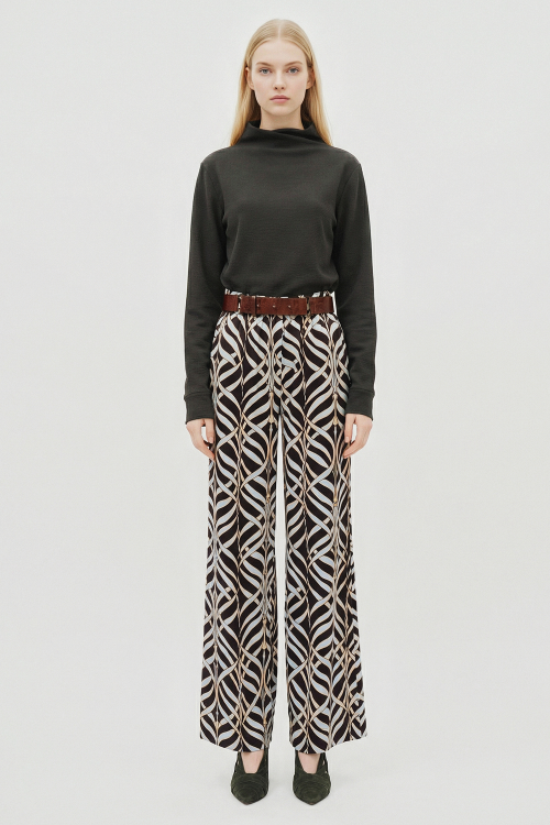 Fit — Calça Jersey Estampa Arcos
