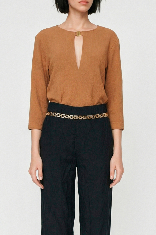 Fit — Blusa Bouclê Decote