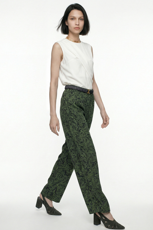 Fit — Calça Jersey Estampa Ventania Flare