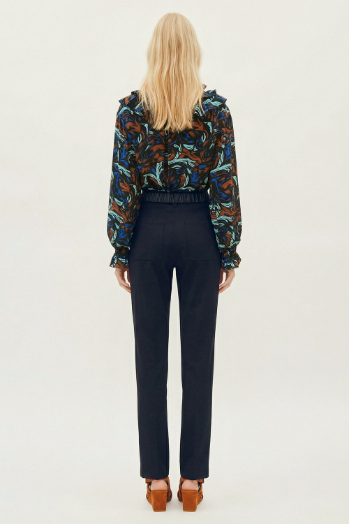 Fit — Blusa Seda Estampa Ventania