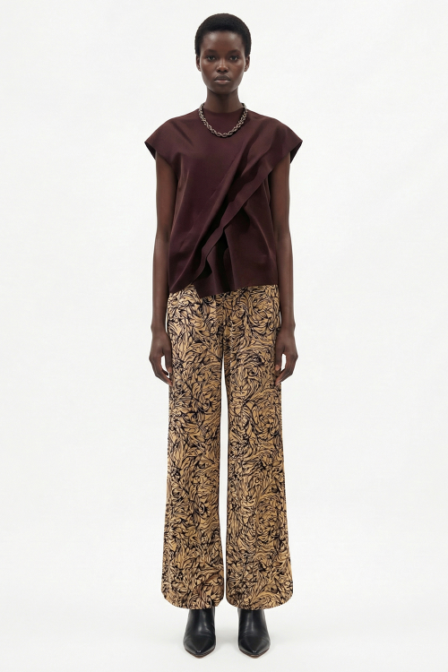Fit — Calça Jersey Estampa Ventania Flare