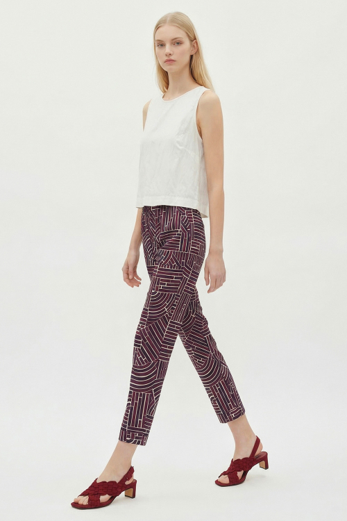 Fit — Calça Jersey Estampa Passeio Skinny