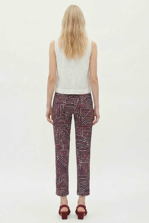 Fit — Calça Jersey Estampa Passeio Skinny