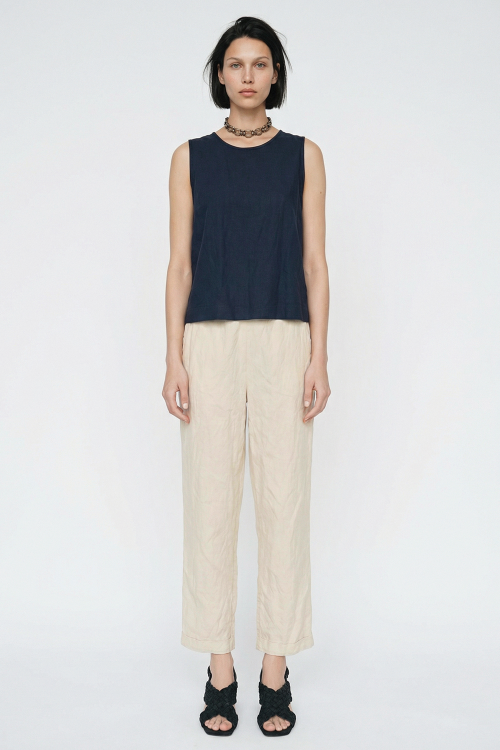 calça viscose metal elástico