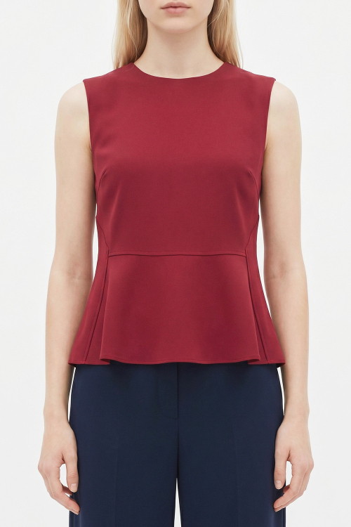 Fit — Blusa Malha Dupla Leve Irregular