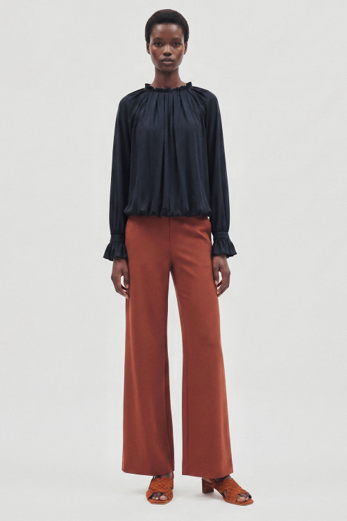 blusa jersey ampla