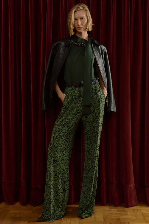 calça jersey estampa ventania flare
