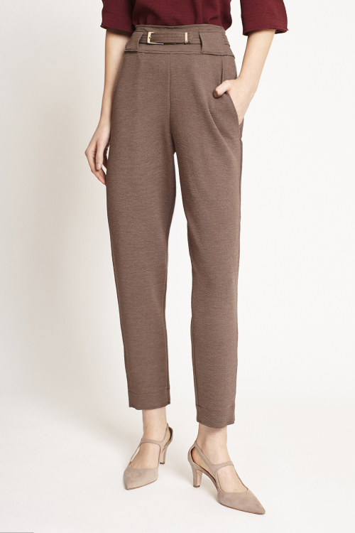 Fit — Calça Bouclê Básica Com Cinto
