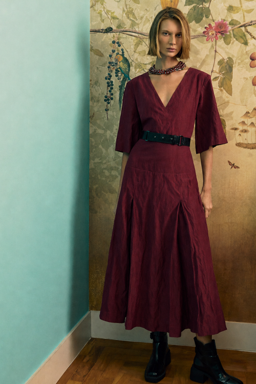 vestido viscose metal nesgas