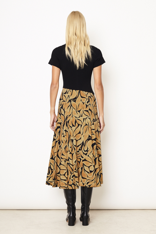 Fit — Vestido Jersey Com Bouclê Cintura Deslocada
