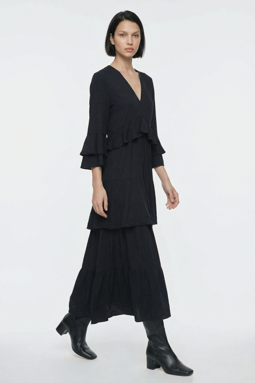 vestido jersey amplo new romance