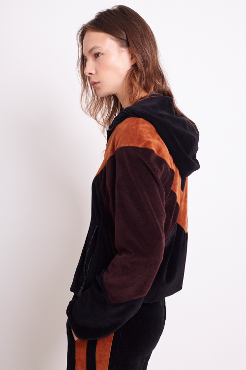 Fit — Casaco Plush Tricolor