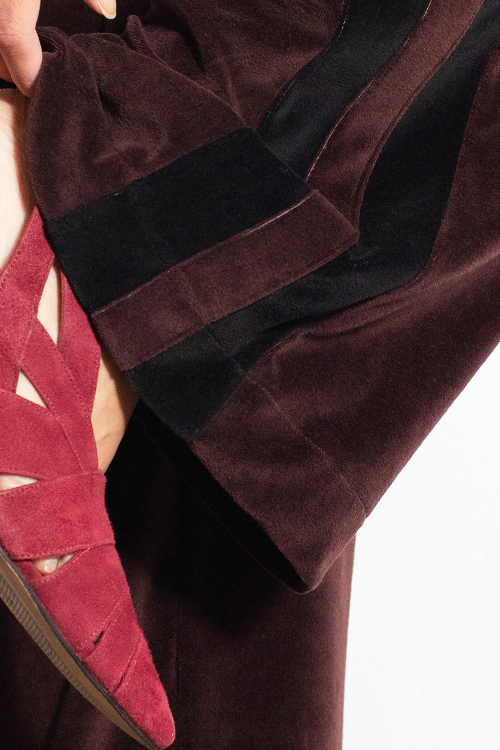 Fit — Calça Plush Bicolor Alongado