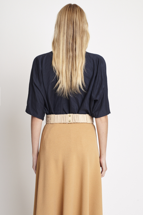 Fit — Blusa Viscose Metal Ampla