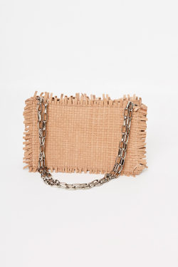 Bolsa Tramada C/ Alça De Corrente