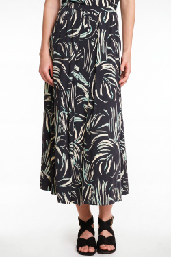 Saia Jersey Estampa Brisa Tropical