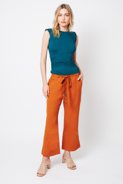 blusa viscose pala com franzido