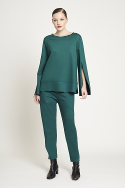 blusa malha dupla