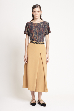 blusa jersey estampa bambu