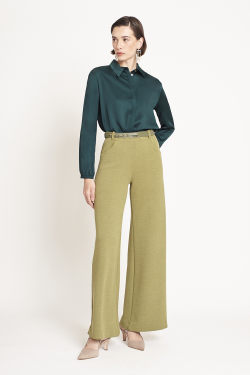 calça bouclê pantalona
