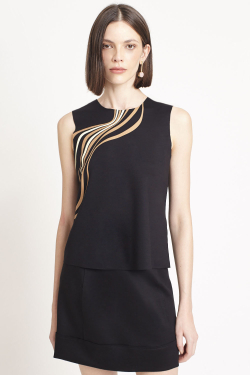 blusa duplo leve silk fitas