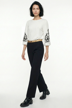 blusa algodão pima silk ornamental